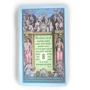 Christian &quot;Streets of Gold&quot; - 1/4 Grain .9999 Fine 24k Gold Bullion Bar - in COA