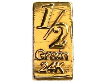 1/30 Gram .9999 Fine 24k Gold Bullion Bar - In Assay Card