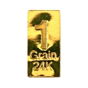 1/15 Gram .9999 Fine 24k Gold Bullion Bar - In Assay Card