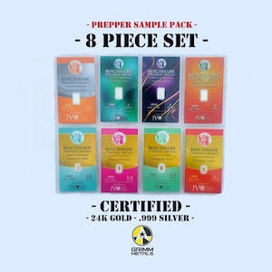 Prepper Sample Pack - 24K Gold - .999 Silver - Plus .999 Platinum