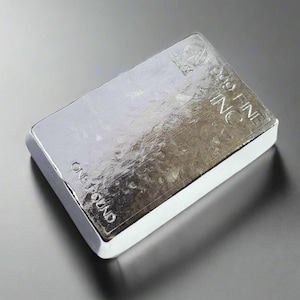 May include: A silver bar with the text "999 FINE SILVER ONE POUND" on the side.