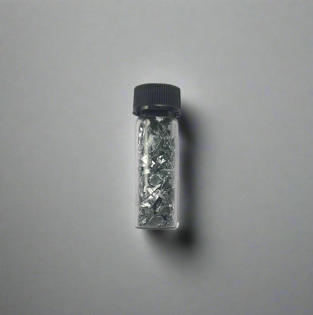 10 Grams of .999999 Ultra High Purity Gallium Metal - Glass Vial - Grimm Metals