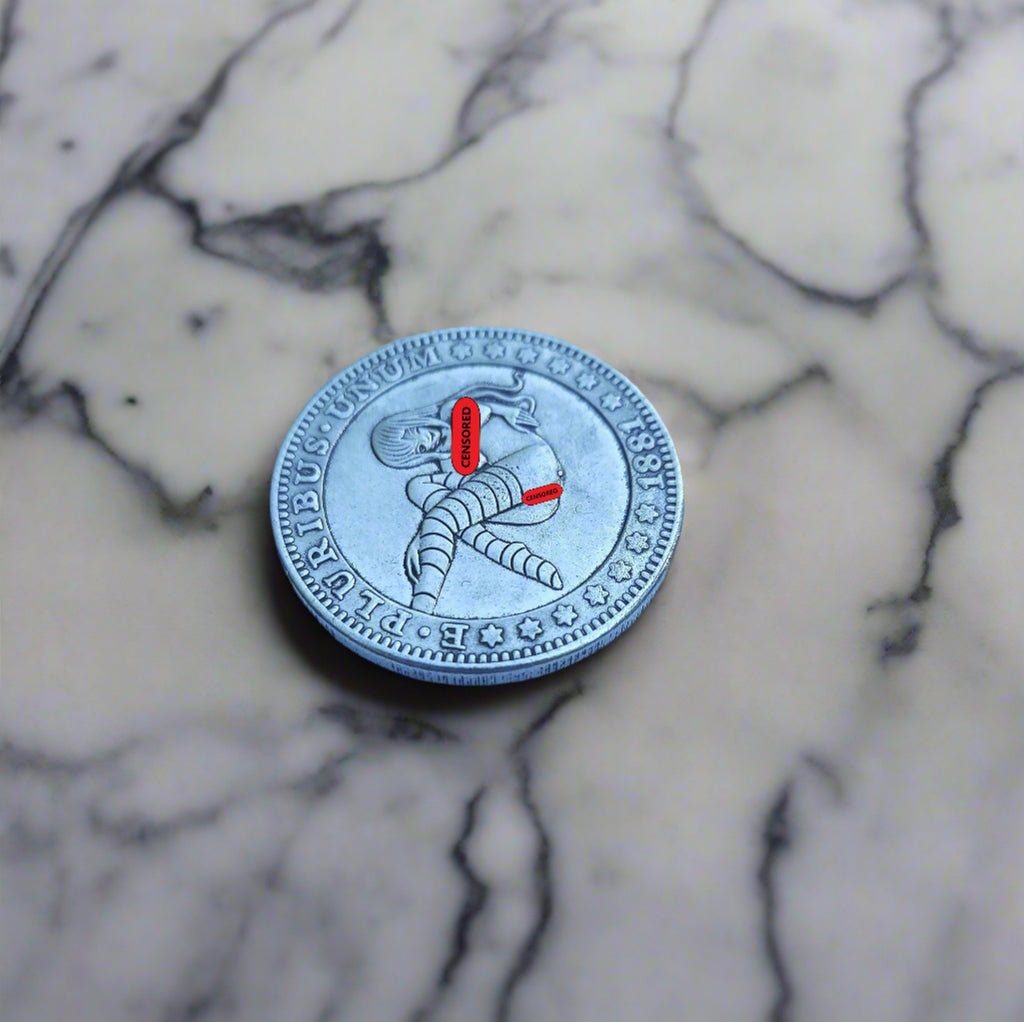 Sexy Winking Anime Girl - Novelty Coin - Etsy