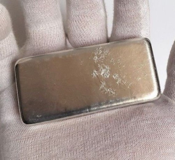 regular 99.9/% PURE HAND POURED-UNIQUE INGOT 10 troy ounces ZINC BAR