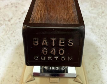 STAPLER - Vintage Bates 640 - 1970's