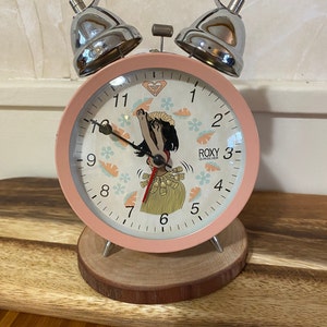 Vintage ROXY Quick Silver "Hula Girl" Alarm Clock