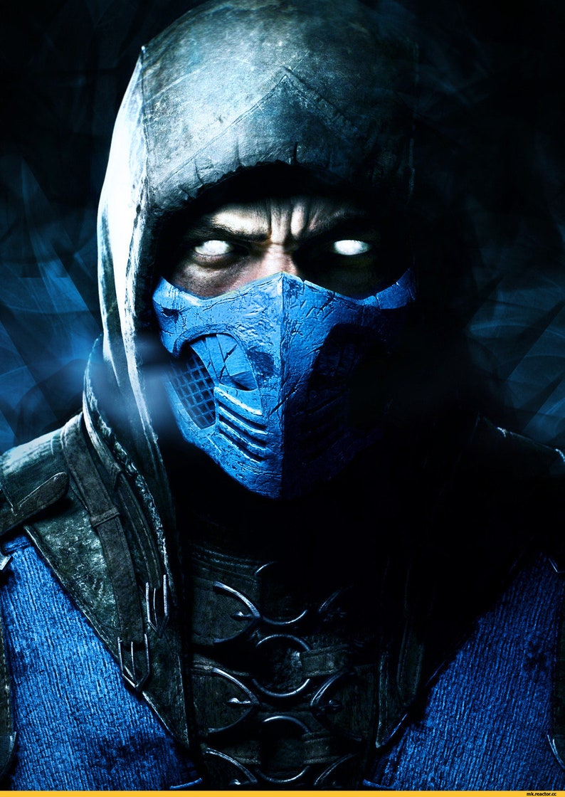 Sub-Zero Do It Yourself Mortal Kombat mask DIY printable ...
