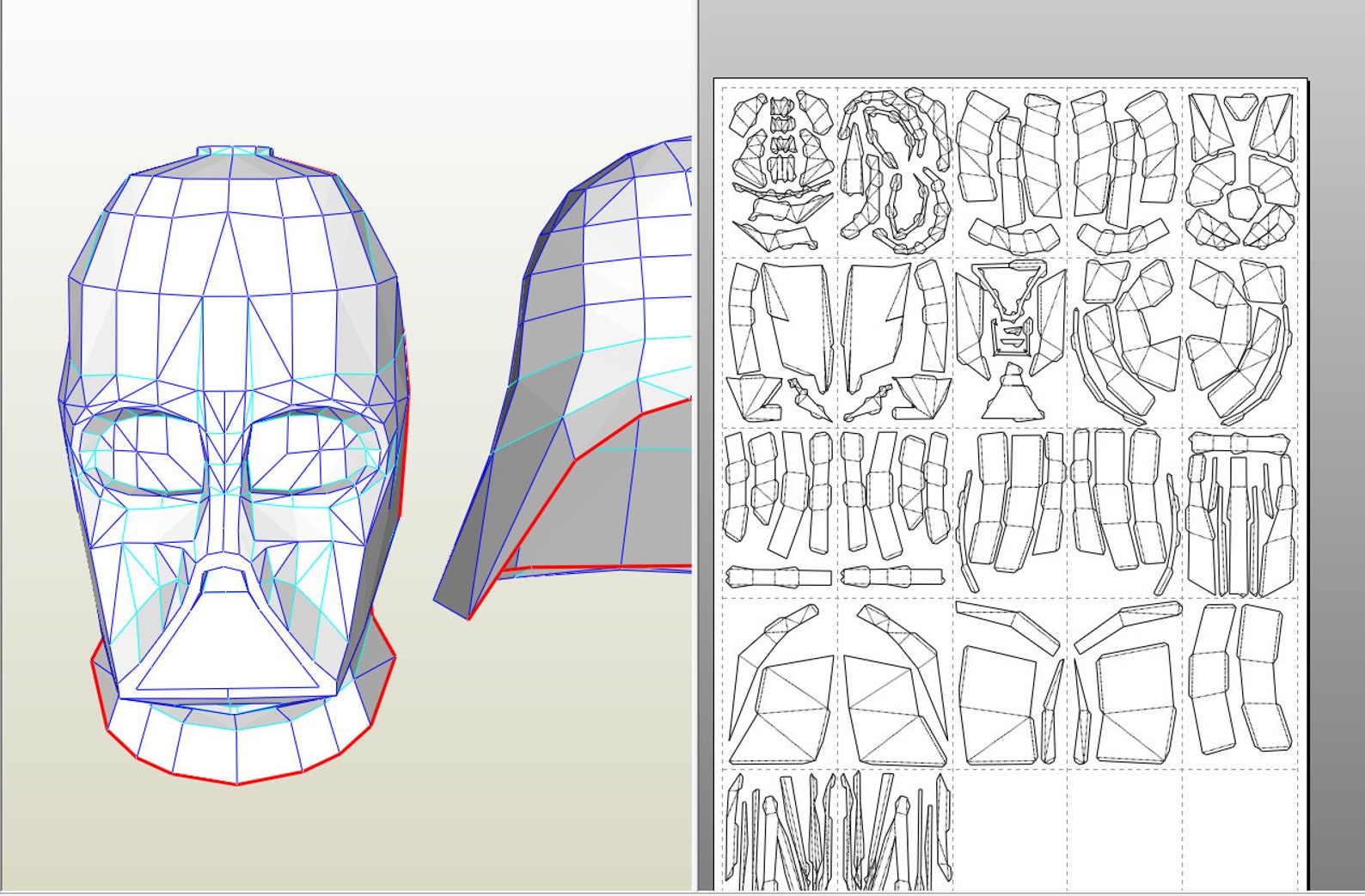 Printable Darth Vader Helmet Template Printable Templates Porn Sex 