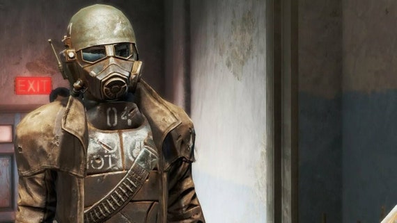 Fallout Ncr Veteran Helmet Mask Do It Yourself Diy Printable Etsy