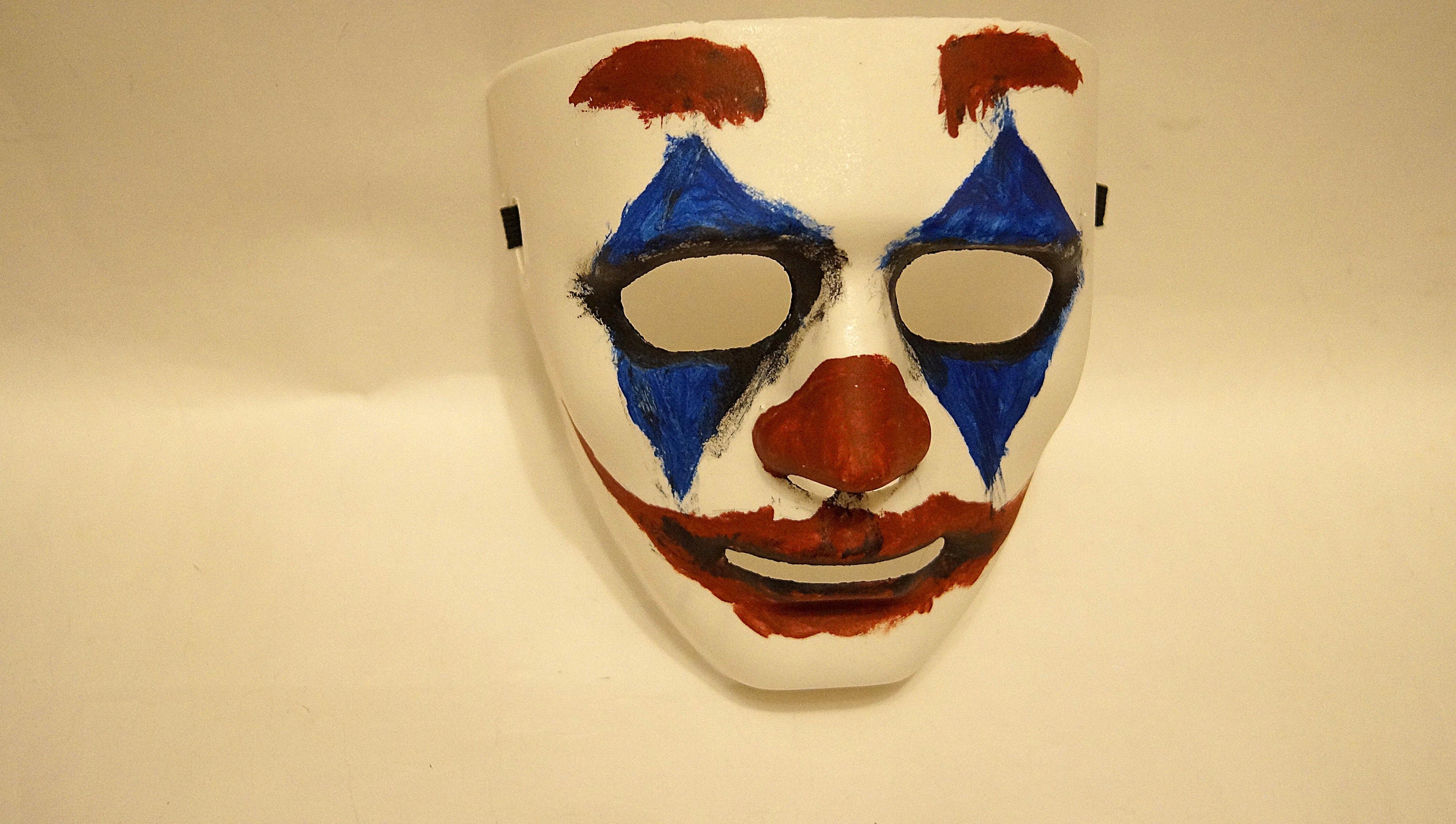 Joker Joaquin Phoenix 2019 mask Batman Clown Version 1 Etsy