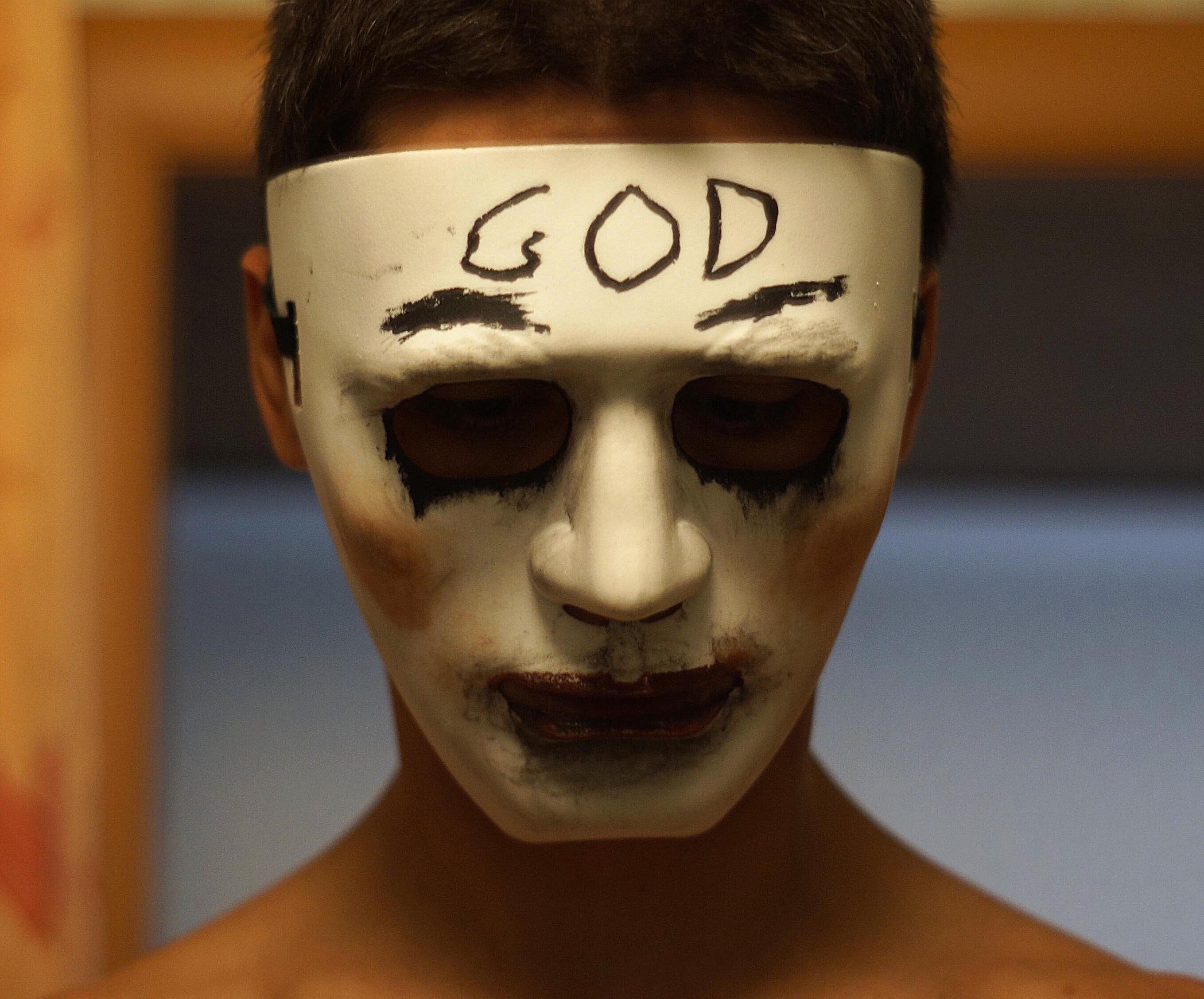 The Purge Film mask Purge God Christ christcross mask Male Etsy The Purge Film mask Purge God Christ christcross mask Male Etsy