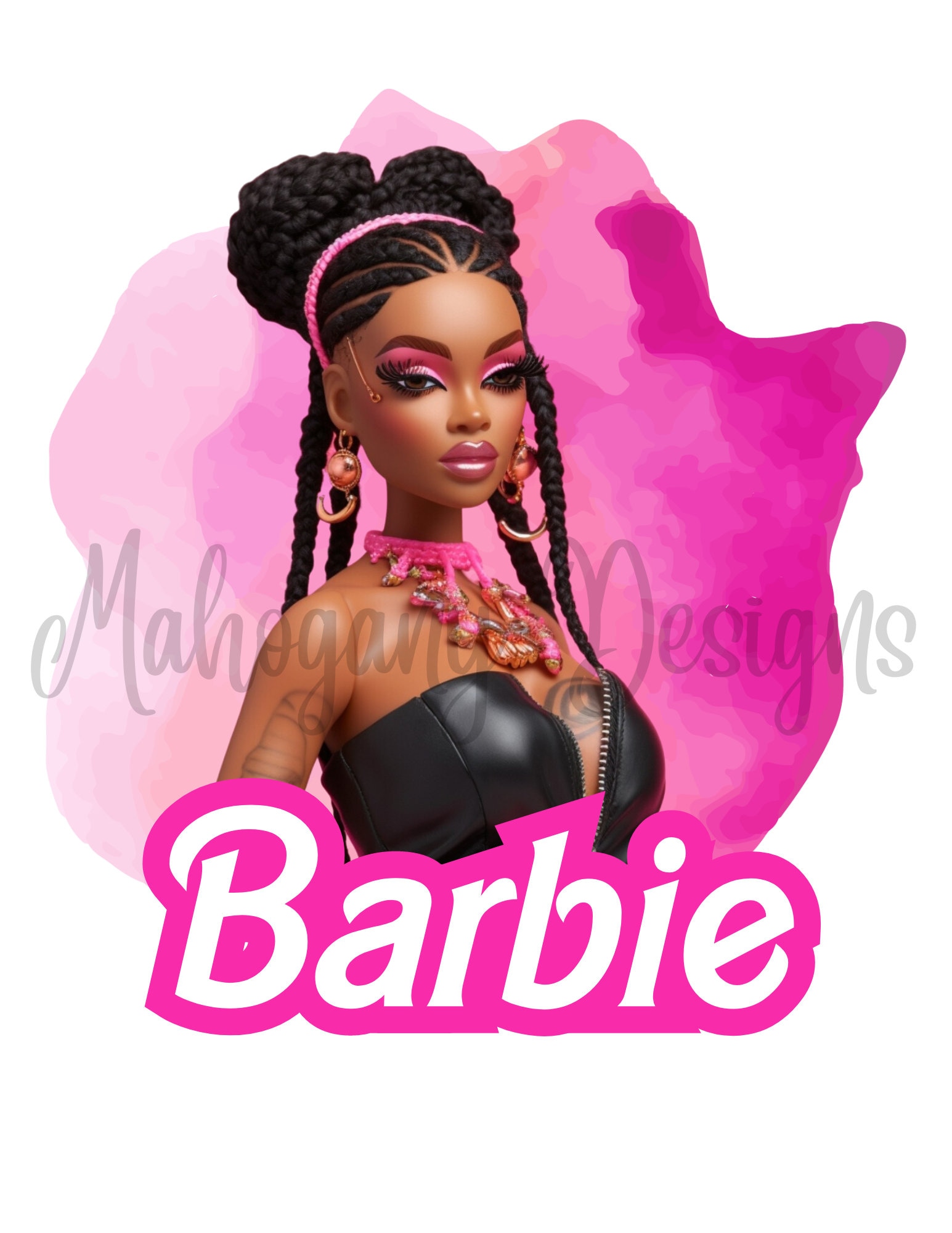 African Americanblack Barbie PNG Clip Art Baddie - Etsy Canada