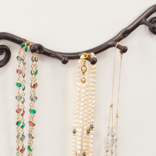 Wrought Iron Jewelry Organizer Jewelry Holder Etsy