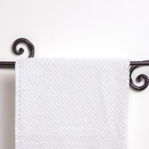 Decorative Towel Bar Iron Towel Holder Etsy