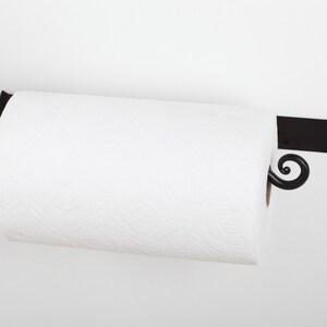 Wrought Iron Paper Towel Holder Wall Mount, Farmhouse Kitchen Decor, Standard Jumbo Rolls, Housewarming Gift Idea