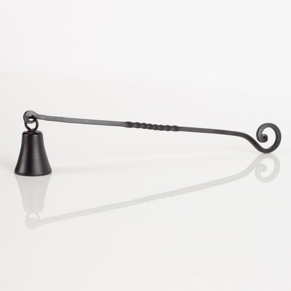 Hand-forged Decorative Candle Snuffer | Wrought Iron Candle Extinguisher with Long Handle | Easily Put Out Any Candle| Authentic Unique Gift