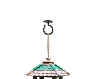 Ceiling Hooks, Set of 2 Ceiling Bird house Hangers, Lantern Hooks, Plant Hangers - by RTZEN-Décor