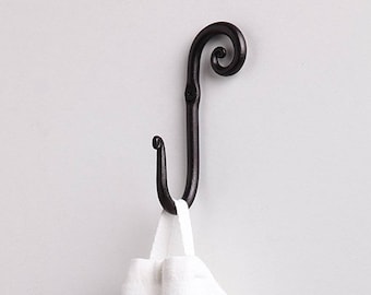 Iron Coat Hooks | Set Of 3 Towel Hooks