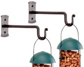 Set of 2 Iron Bird Feeder Hook, Plant Hanger, Lantern Hook by RTZEN-Décor