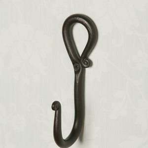 Bathroom Set of 3 Iron Hooks and Hand Forged Toilet Paper - Etsy