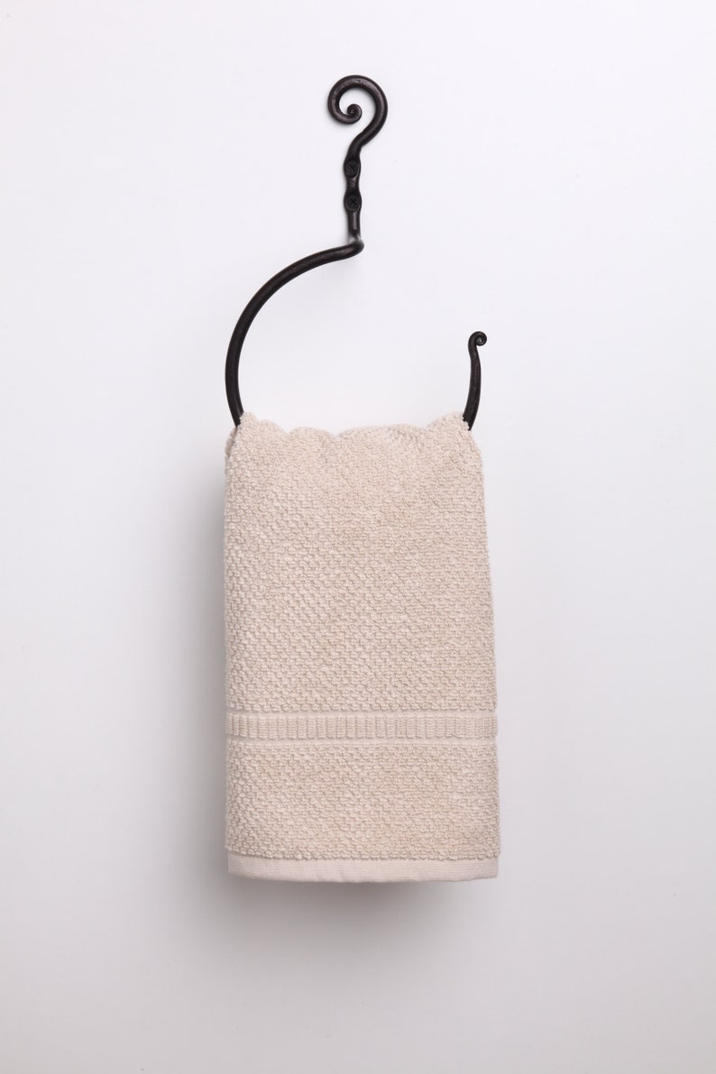 Towel Ring Kitchen Accessories, Bathroom Shower Black Wrought Iron