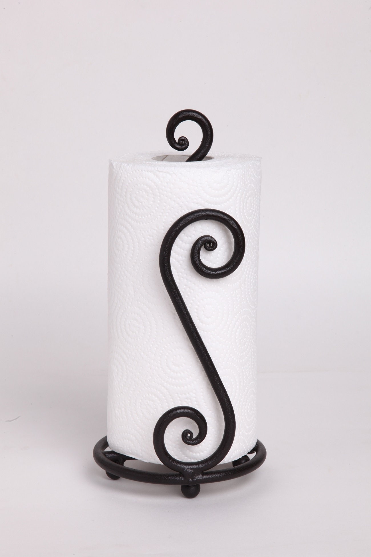 Wrought Iron Handmade Paper Towel Holder Etsy
