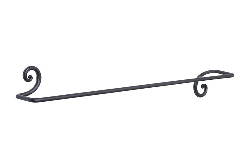 Wrought Iron Towel Rack. Hand Bathroom Towel Holder. Etsy