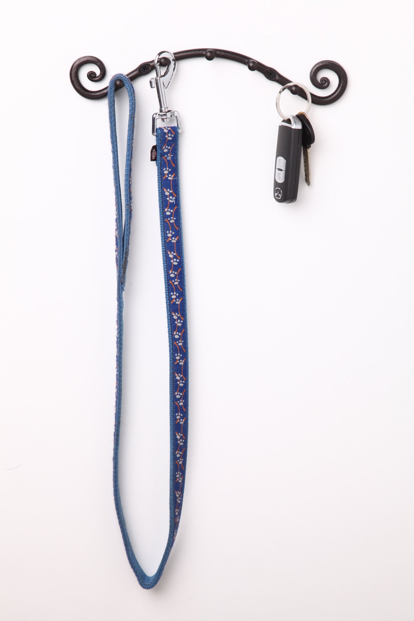 5 Hook Key Holder Wall Mounted Hanger Wrought Iron Key Etsy