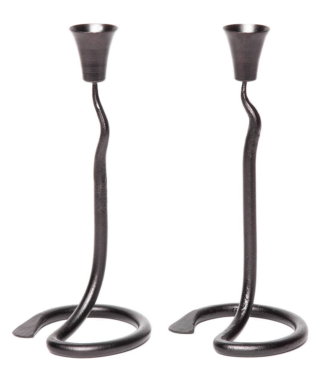 Black Candlesticks Holders iron taper candle holders set of Etsy