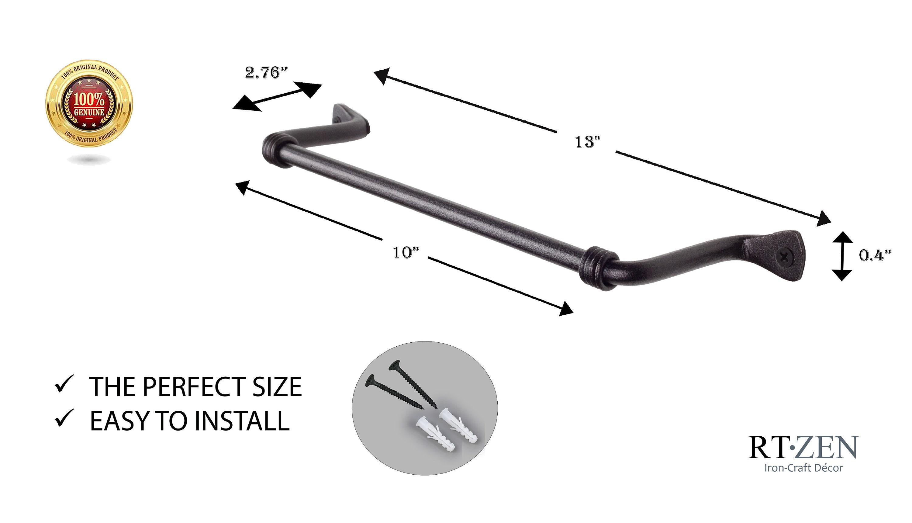 Decorative Towel Bar Towel Rack For Kitchen or Bathroom Etsy