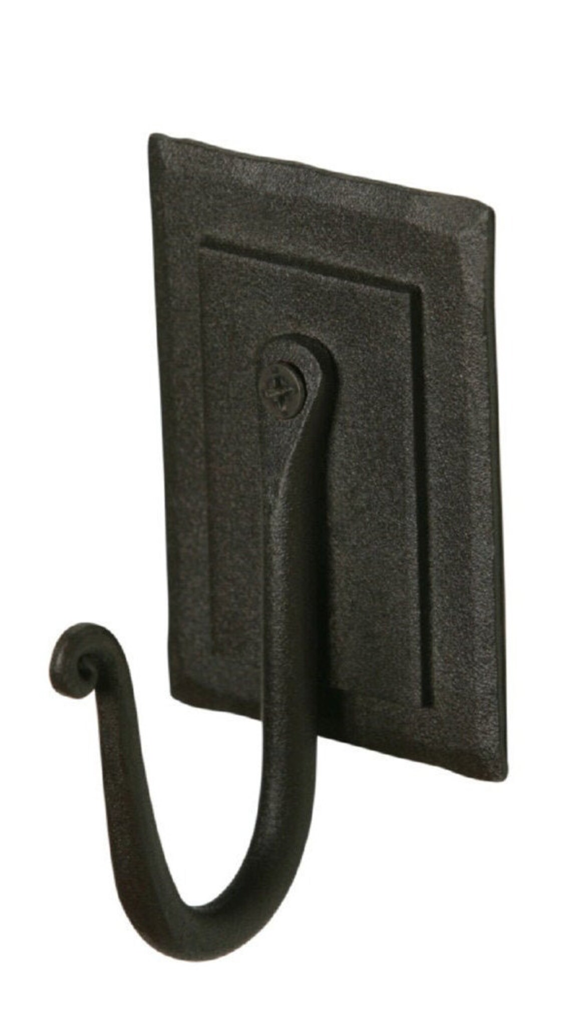 Wrought Iron Coat Hooks Wall Mounted Black hooks Etsy