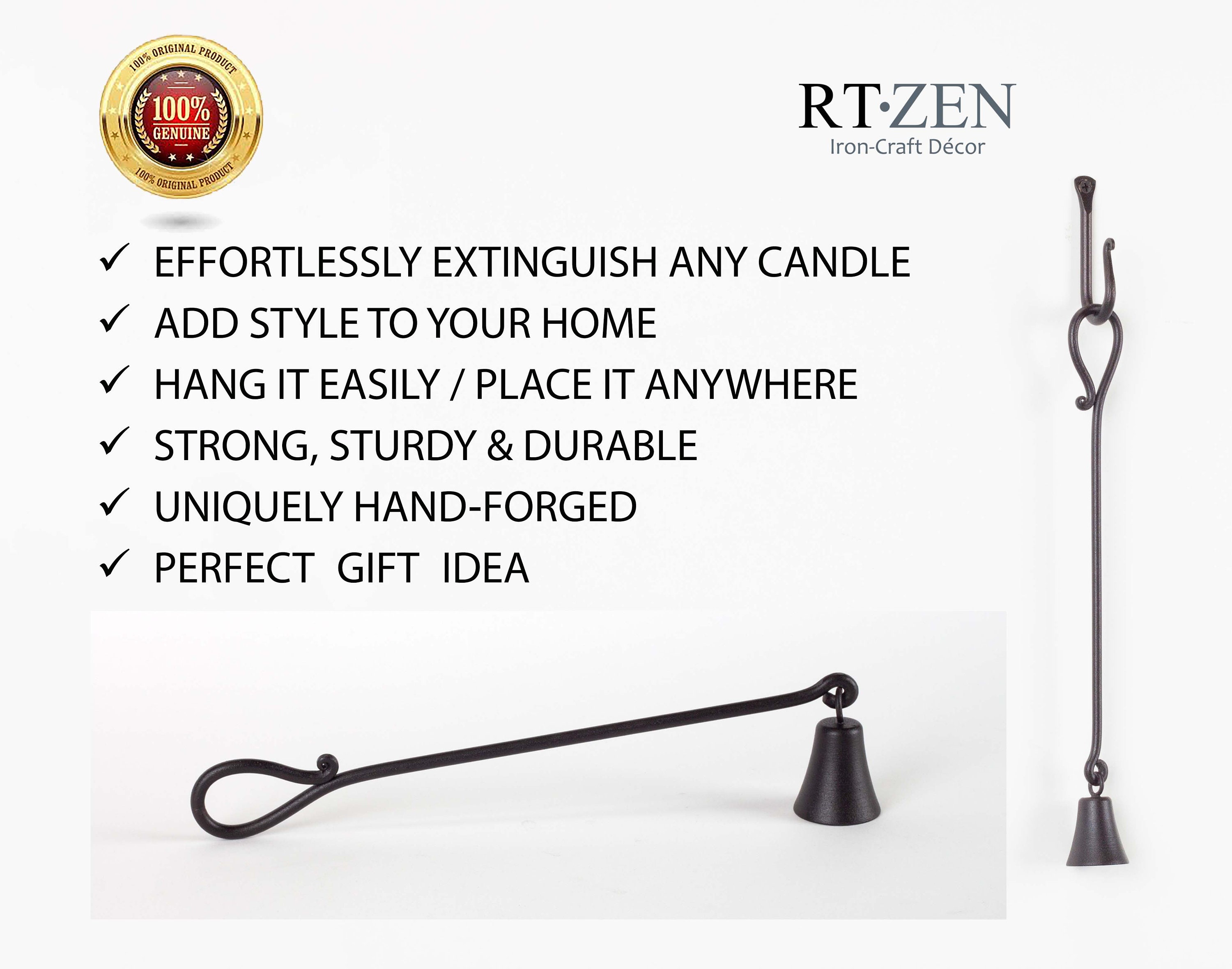 Set of 2 Decorative Candle Snuffers Wrought Iron Candle Etsy