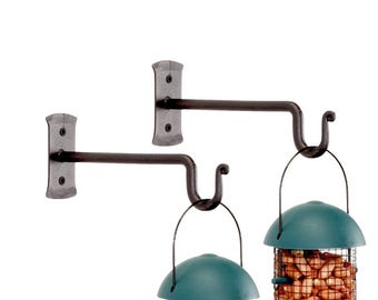 Set of 2 Forged Iron Plant Hanger, Bird Feeder Hook, Lantern Hook, Handmade by RTZEN-Décor