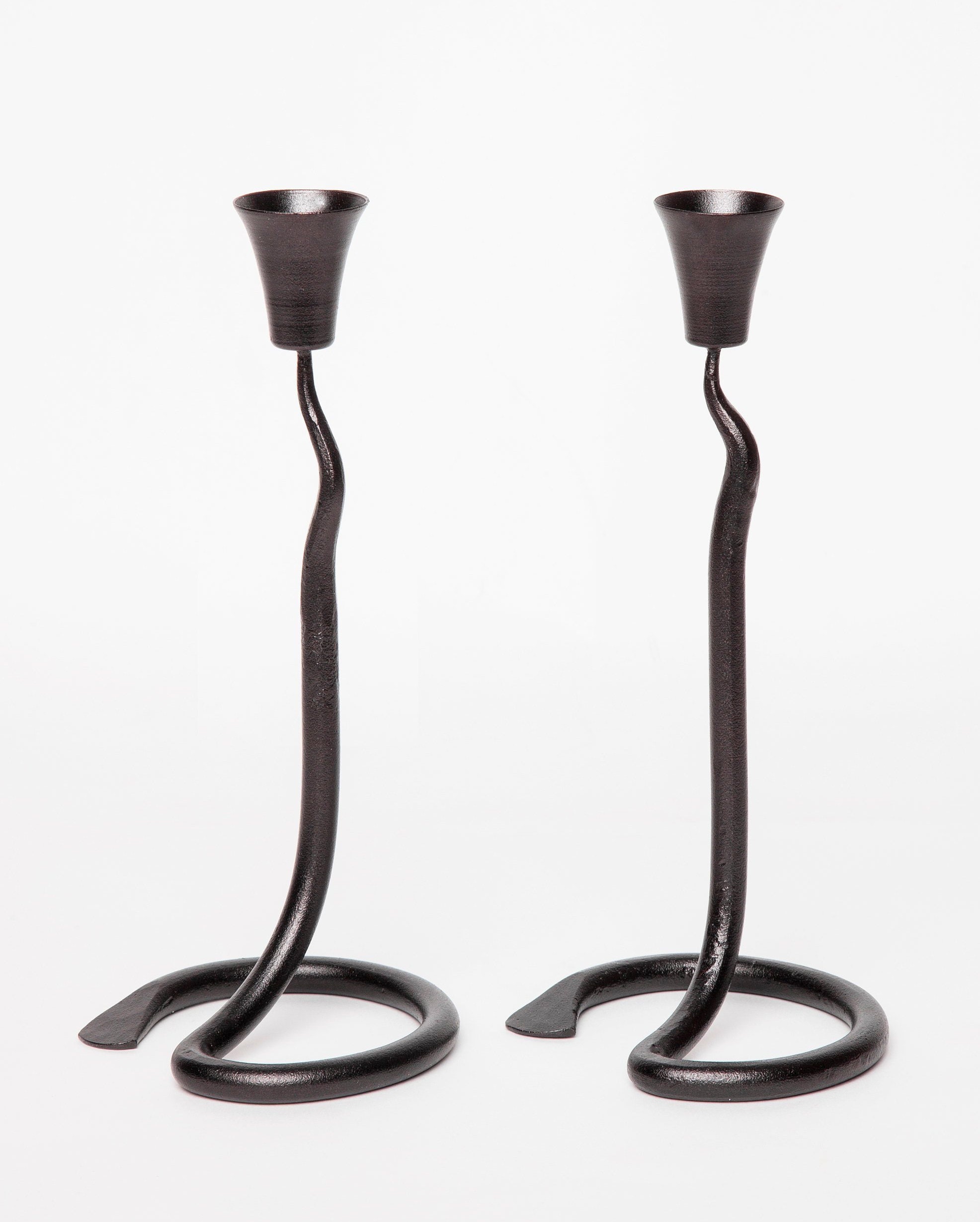 Black Candlesticks Holders iron taper candle holders set of Etsy