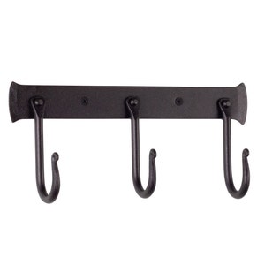 3 Hooks Classic Decorative Wrought Iron Rack for Home - Etsy