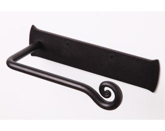 Wrought Iron Toilet Paper Holder | wall mounted tp holder | by RTZEN-Décor