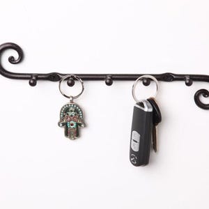 Keychain Hanger and Holder, Metal Wall Art Decor, Entryway Key Holder, Minimalist Key Hanger, Wall Mounted Key Storage, Housewarming Gift