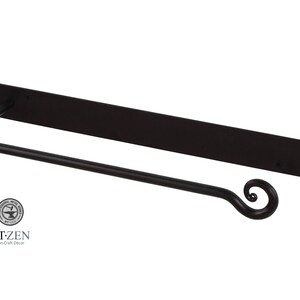 Wrought Iron Paper Towel Holder Wall Mount, Farmhouse Kitchen Decor, Standard Jumbo Rolls, Housewarming Gift Idea