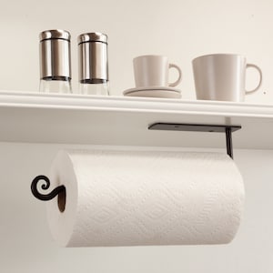 Antimbee Under Cabinet or Wall Mount Paper Towel Holder, 2 Mounting Types  Adhesive/Screws, Stainless Steel Paper Towels Rolls Rack with Matte White  Finish - Yahoo Shopping