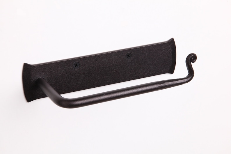Rustic Tissue Holder Forged Iron Toilet Paper Holder