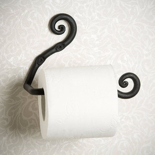 Wrought Iron Bathroom Accessories Black Everything Bathroom