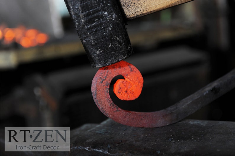 Curtain Tiebacks Wrought Iron Handmade Curtain Holdbacks Set Etsy