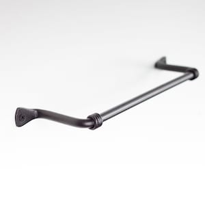 Decorative Towel Bar- Towel Rack | For Kitchen or Bathroom |  Handmade Wrought Iron bar - 13&#39;&#39;