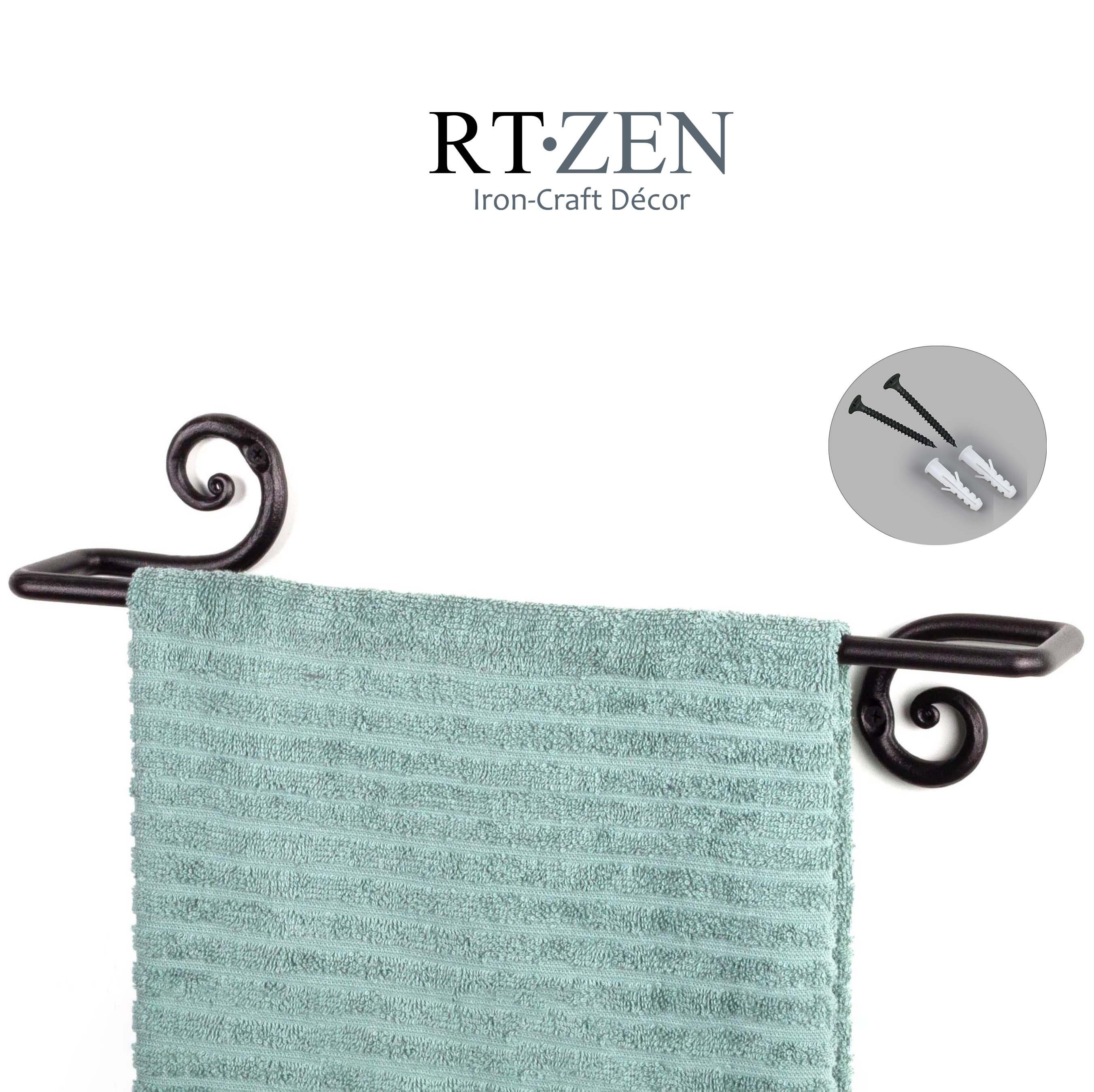 Iron Bathroom Accessories Set Hand Towel Bar And Body Towel Etsy