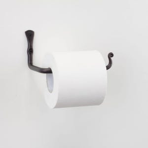 Handmade Toilet Paper Holder, Wrought Iron Wall Mounted, Bathroom Organizer, Bathroom Toilet Roll Holder and Housewarming Gift