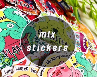 Mix Octo Stickers