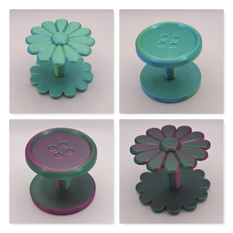 Decorative Daisy/button Bobbin - Etsy