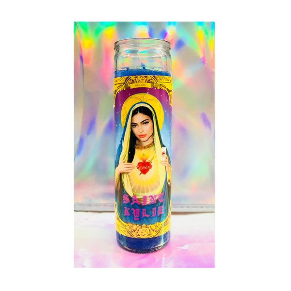 Kim Kardashian Celebrity Prayer Candle Etsy