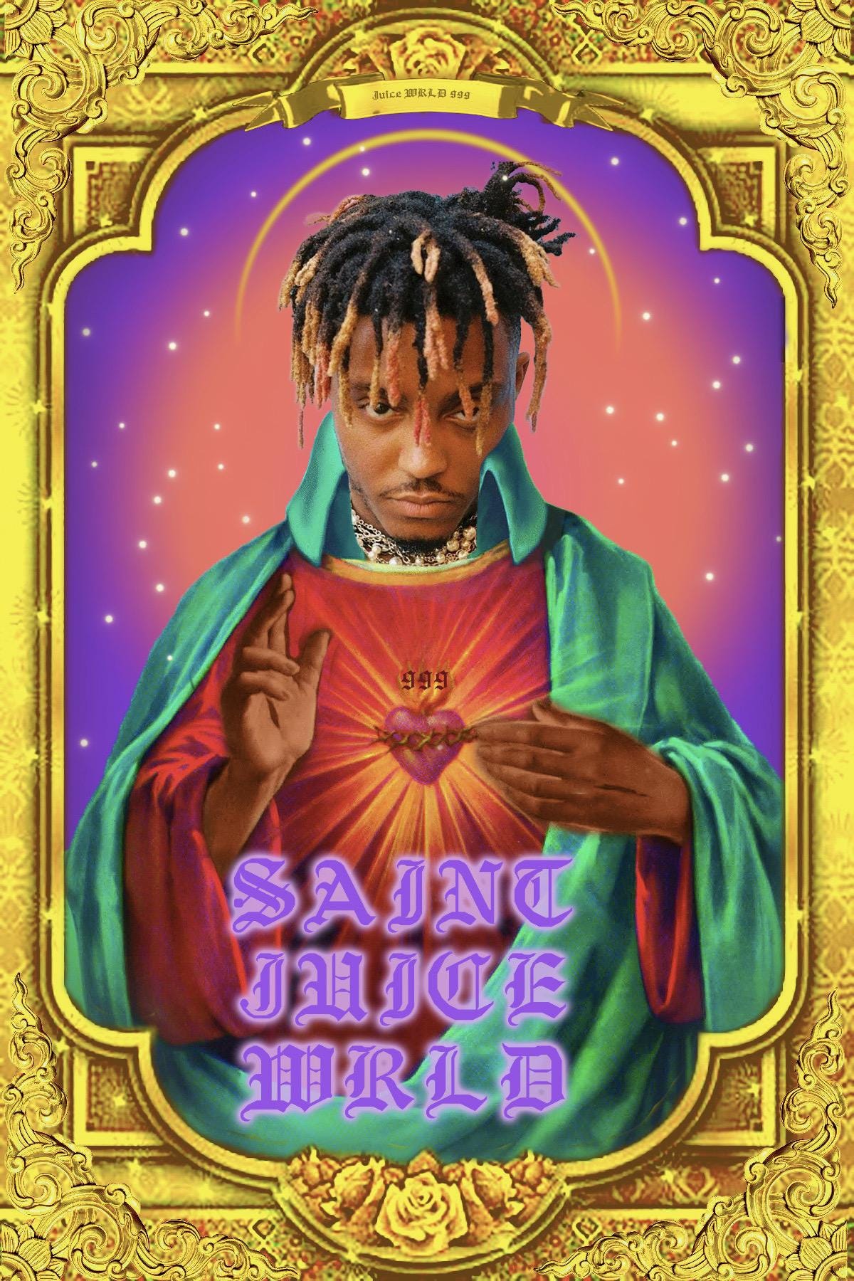 New 999 Juice WRLD Slides with original damaged box Size US 10.5 Juice Shoes - Etsy main image 2