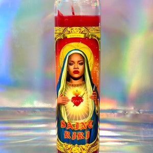 Rihanna Prayer Candle